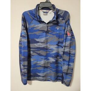 Puma 1/4 Zip Pullover Mens S Volition America Patriot Cup Invitational Camo